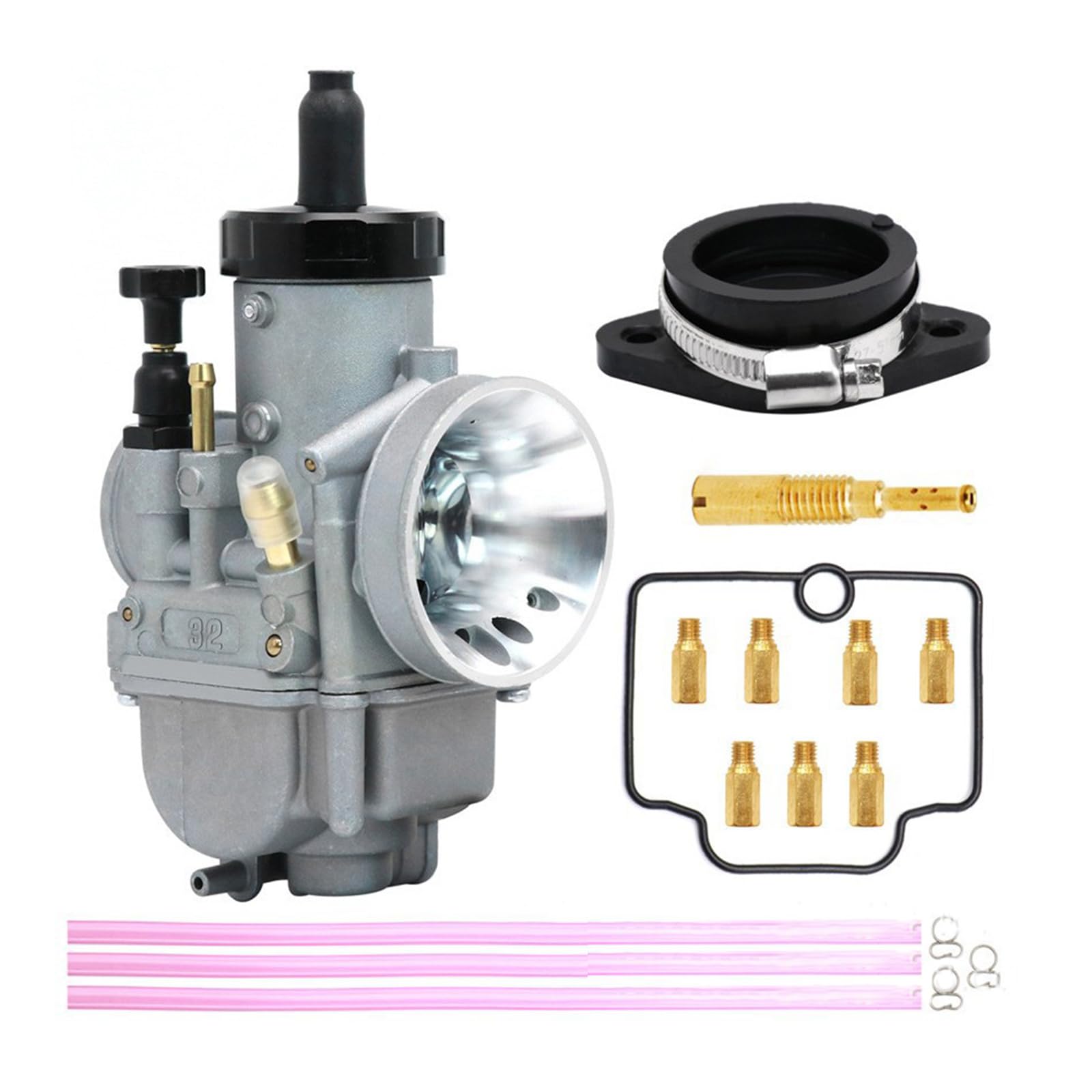 Gruppo carburatore per Veicoli Fuoristrada migliora l ' efficienza del Motore Componenti Installazione Completi Carburatore in Gomma per motocicli