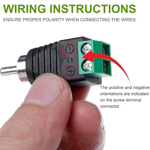 Set de Adaptadores de Conector RCA a AV Macho y Hembra 20 Paquetes miniatura 3