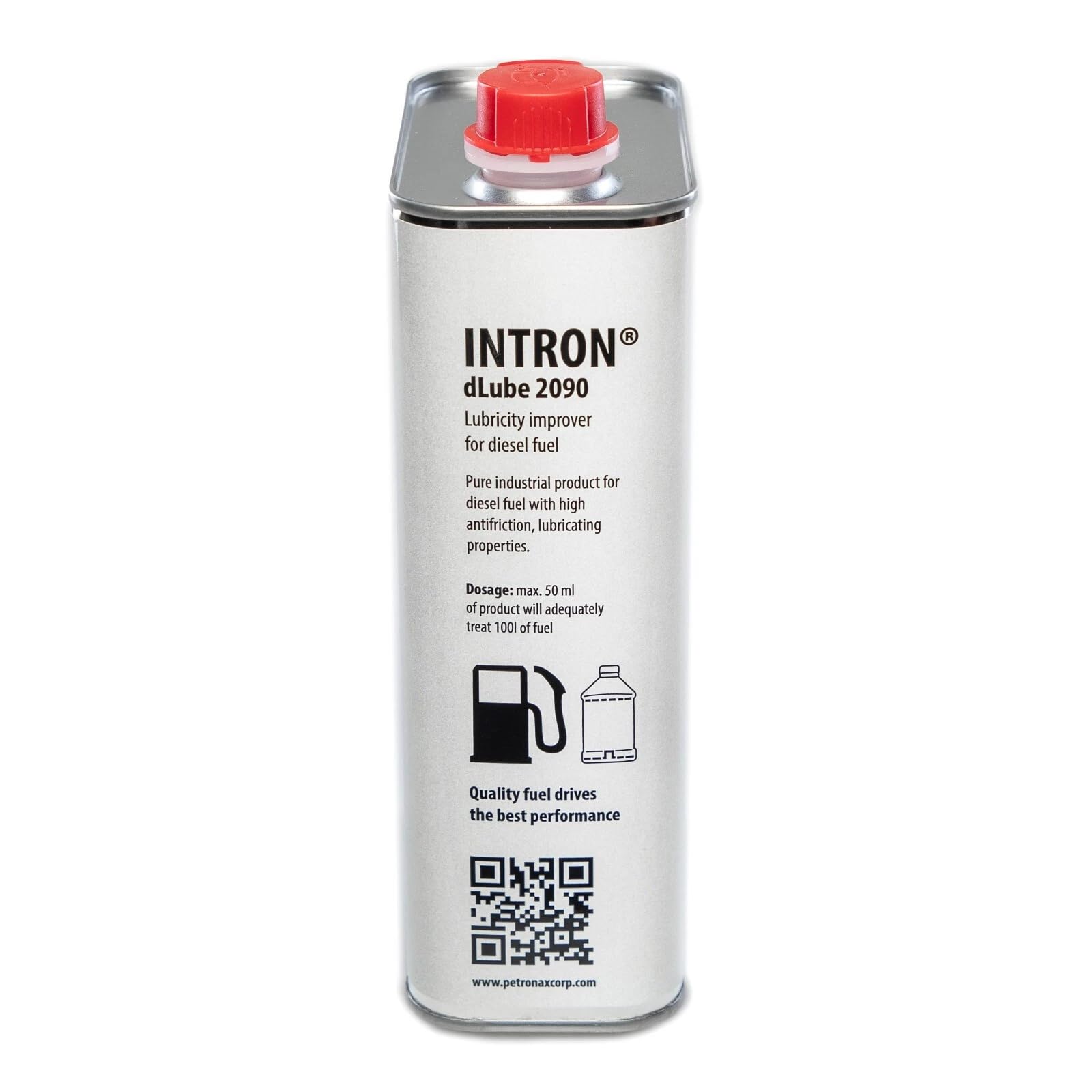 INTRON dLube 2090 Professional Diesel Additive 1000 ml | Refinery Quality | 100% Active Principle Without Solvents | Industrial Standard for Injection Pumps | HFRR Tested | Made in Europe