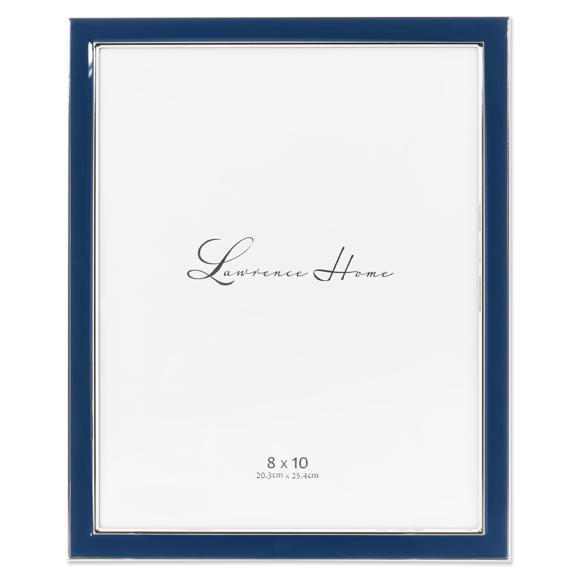 Lawrence Picture Frame, Metal, Blue, 8x10