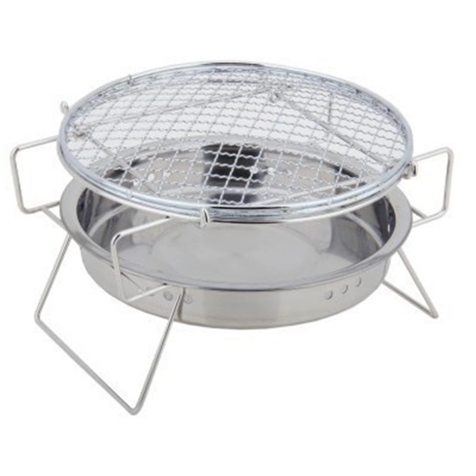 VIOLKBarbecue Grill Charcoal Grill For Camping Outdoor Barbacoa Outdoor Mini Grill Stainless Folding Barbecue Accessories Portable Cooking Tools