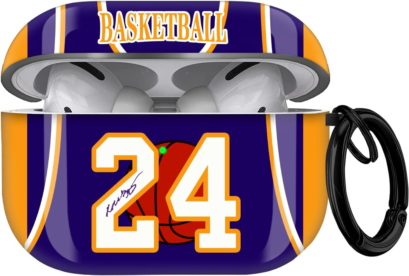 EJMM for Airpods Pro 2 Case, Cool Sport Basketball Design