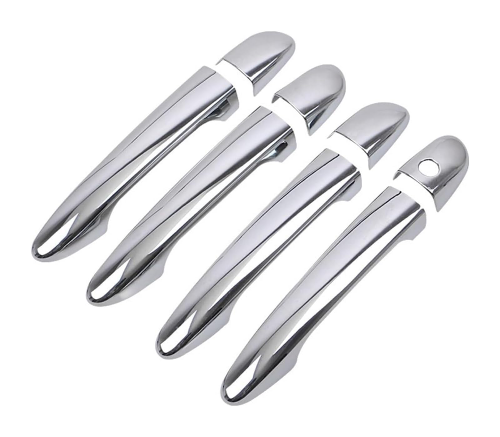 Hckclmbmzw Style2 For Mazda Cx-5 Cx5 Cx 5 2012-2020 Styling Accessories Carbon Fiber Chrome Car Door Handle Cover Decor Trim Door Handle Cover(Style2)