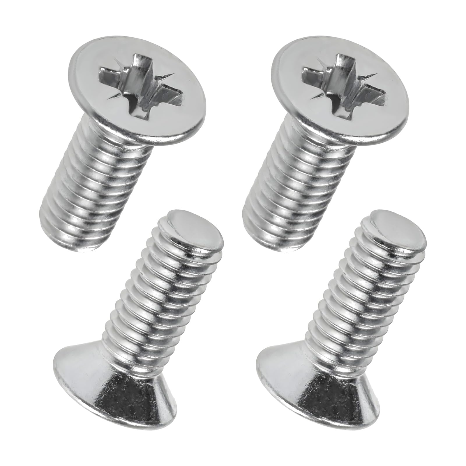4 PCS Stainless Steel Brake Disc Rotor Screws, 93600-06014-0H Front Rear Brake Disc Retaining Screws Replacement, Rotor Retaining Hardware Bolts Fits Accord Civic Odyssey CR-Z MDX