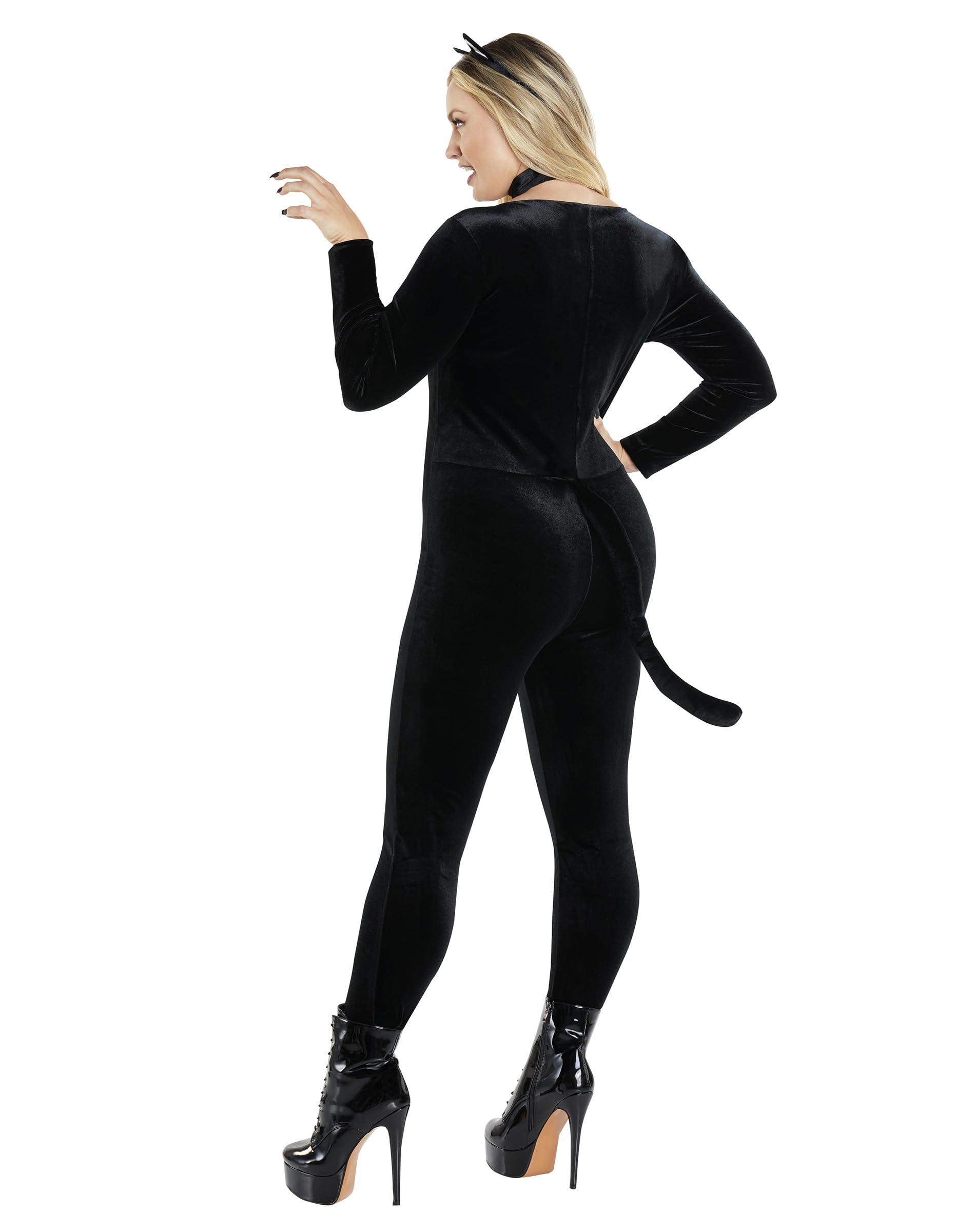 Spirit Halloween Costume da gatto feroce da felino, per adulti, costume da animale