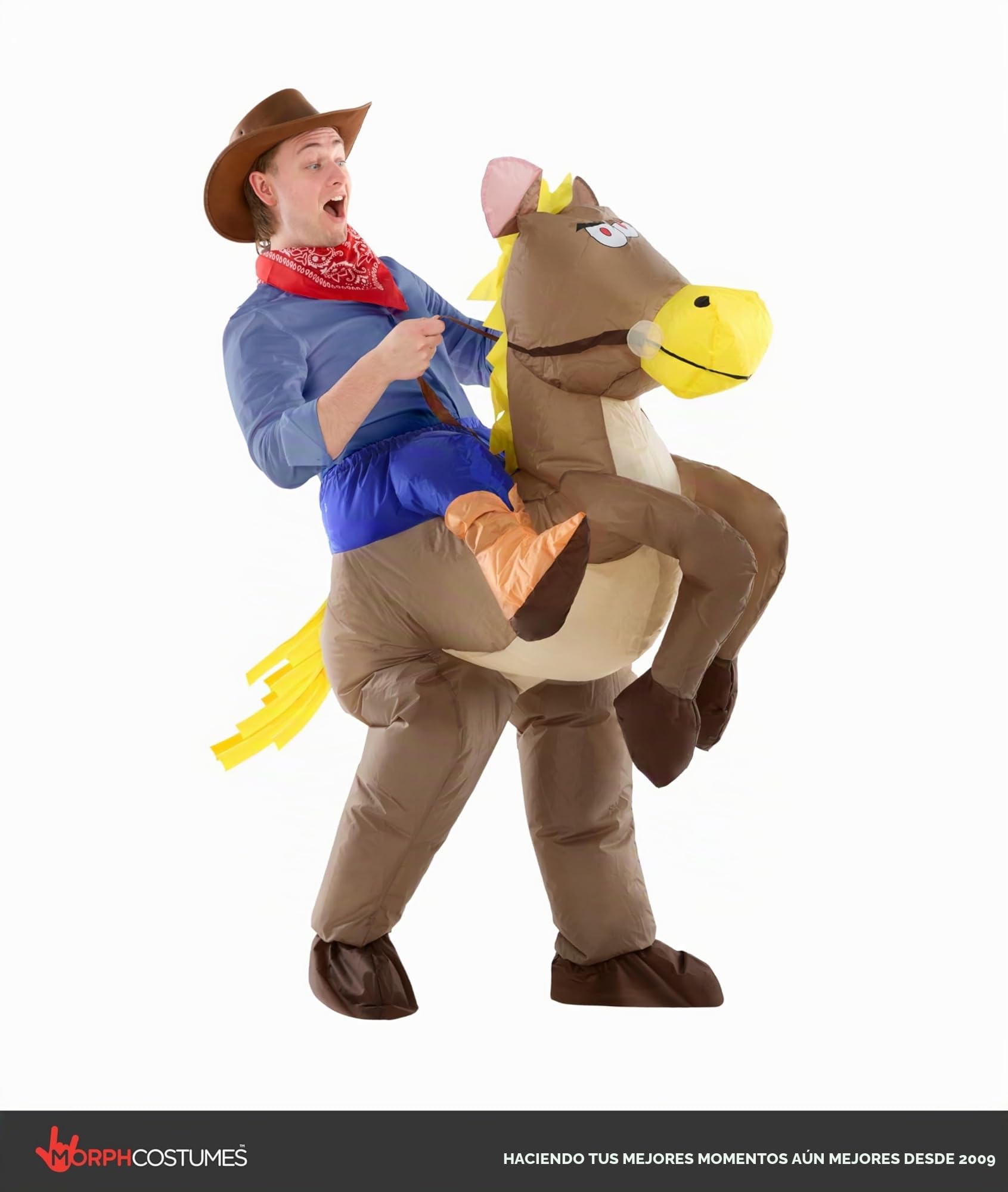 Paseo Adulto En Disfraz Inflable De Caballo Disfrazarse Para Mujer Y Hombre , color/modelo surtido