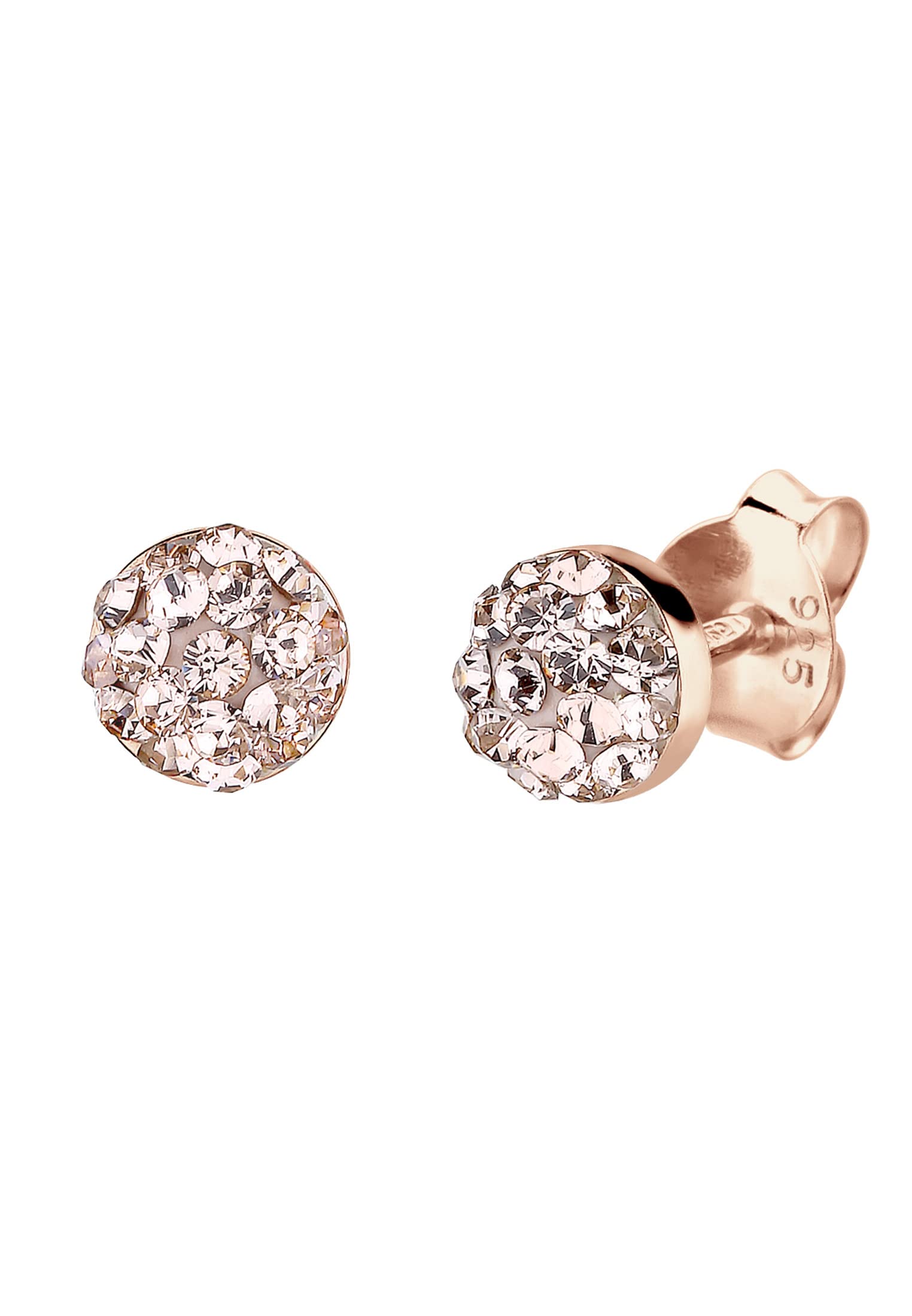 Elli Earrings Women Stud Earrings Sparkling with Crystals in 925 Sterling Silver