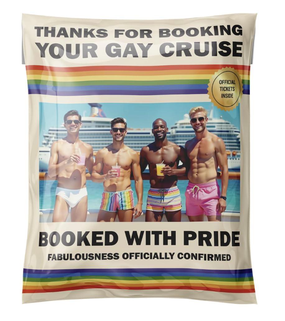 Click to get Gay Cruise Prank Mailer  Jumbo DoubleSided Ful