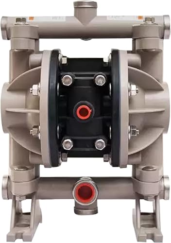 La bomba neumática de doble diafragma viene con un juego adicional de diafragmas de 1 pulgada de entradasalida 35 gpm bomba de fluido de aluminio