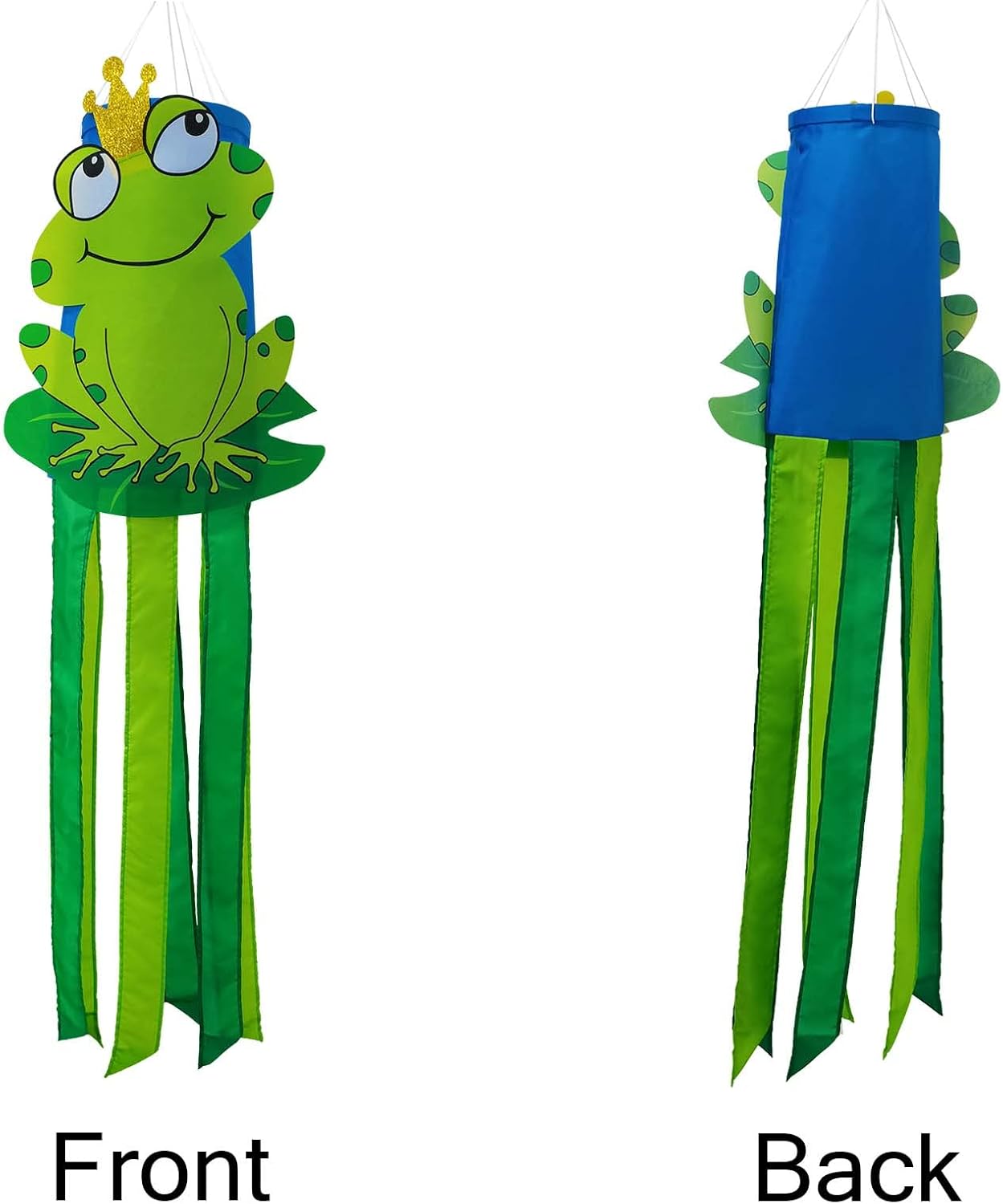 THQZLH 40-Inch Frog Windsock - Fun Summer Decoration for Outdoor Living Spaces - view 2