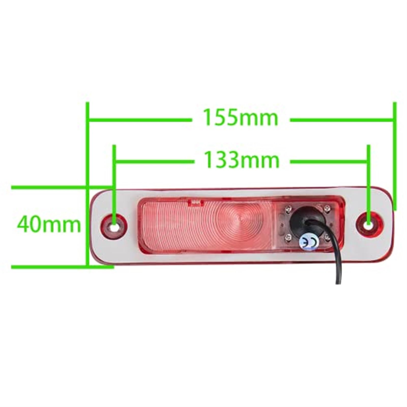 Kamera HD 720P 3. światło hamowania + 7 monitorów, do Forda, Transita MK7 Toumeo Furgon MK4 2006-2014 cofania z noktowizorem światła Kamera tylnego światła stopu samochodu