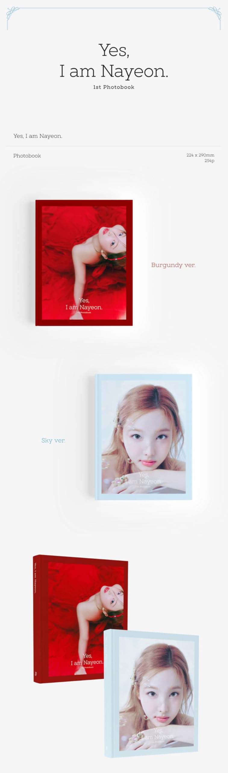 Amazon.com: TWICE Nayeon Yes, I Am Nayeon 1st Photobook with
