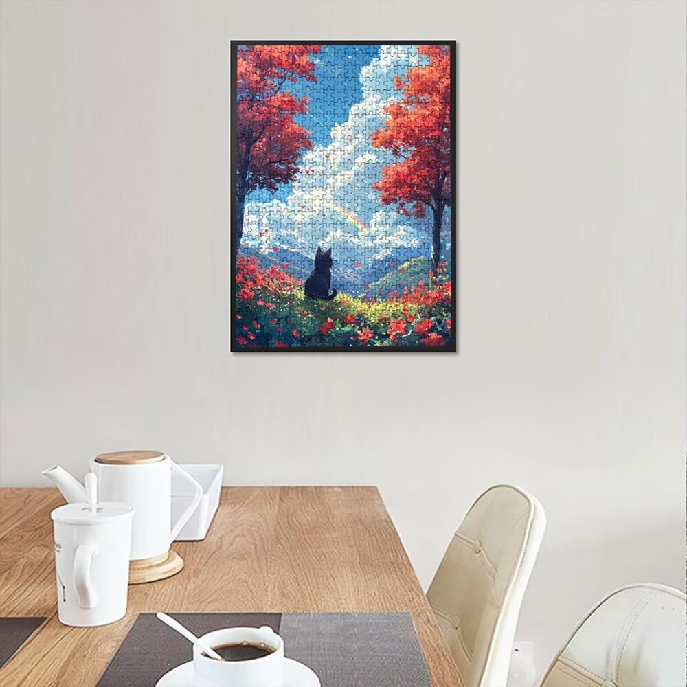 Puzzle 2000 Pezzi, Prato Cielo Blu 3D Puzzle per Adulti Impegnativo, Educa Puzzles Artistico, Divertente E Stimolante Puzzles Decorativo per La Famiglia, Regalo e Decorazione Pareti DX0YL6-137