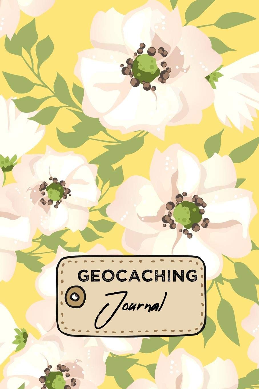Geocaching Journal: Treasure Hunting Log Book Woodland Flowers Design Cover