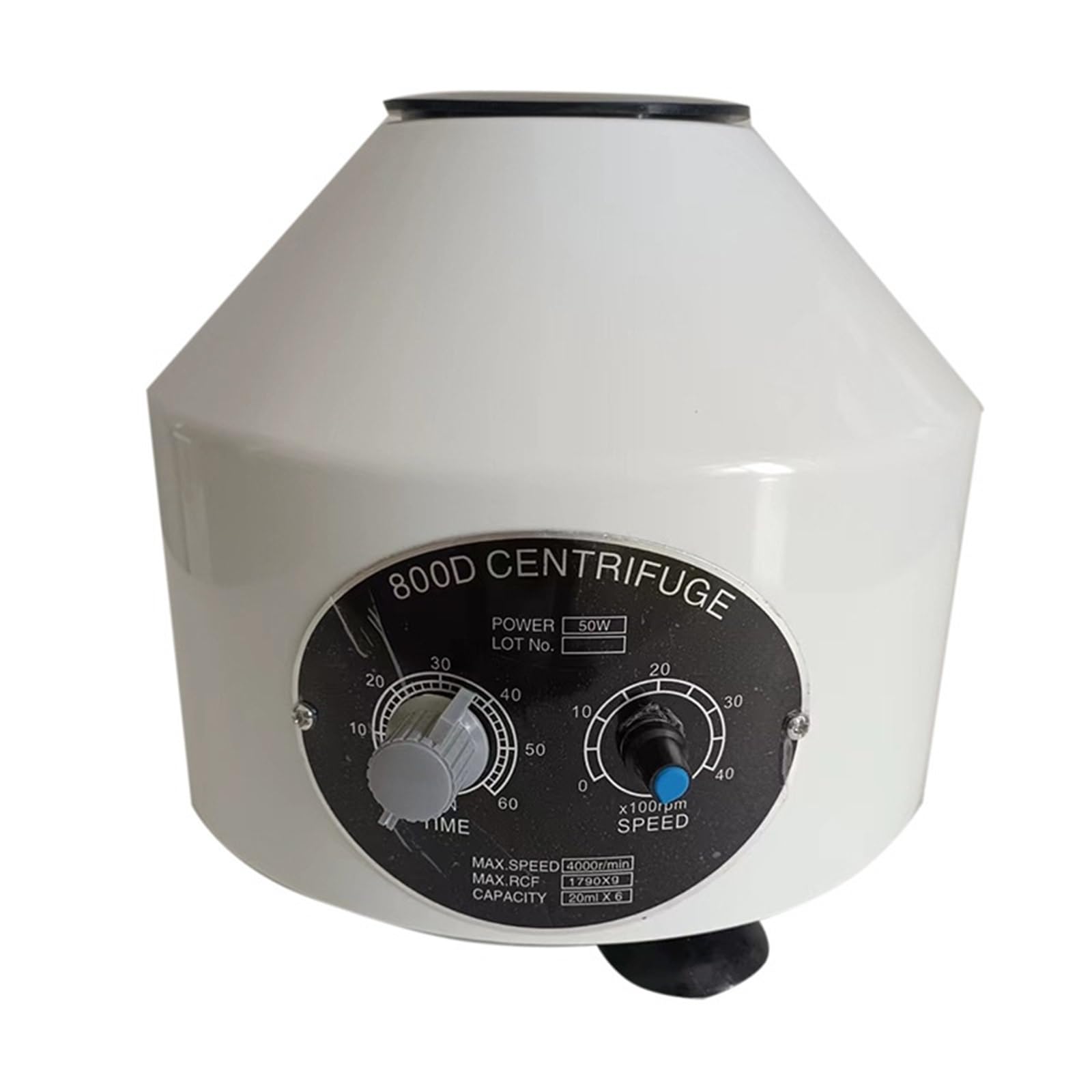 Centrifuge Machine, Portable Electric Mini Low Speed PRP Centrifuge Machine for Lab 800D Centrifuga DC Motor 4000rpm with 6x20ml Rotor