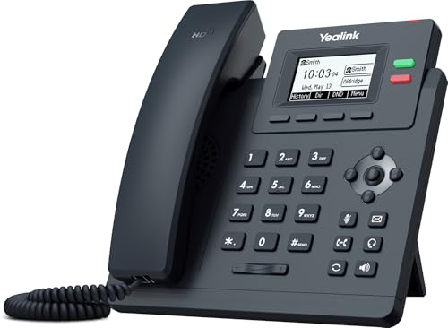 Yealink Telefonia Telefono T31P 2 Cuentas Sip Poe