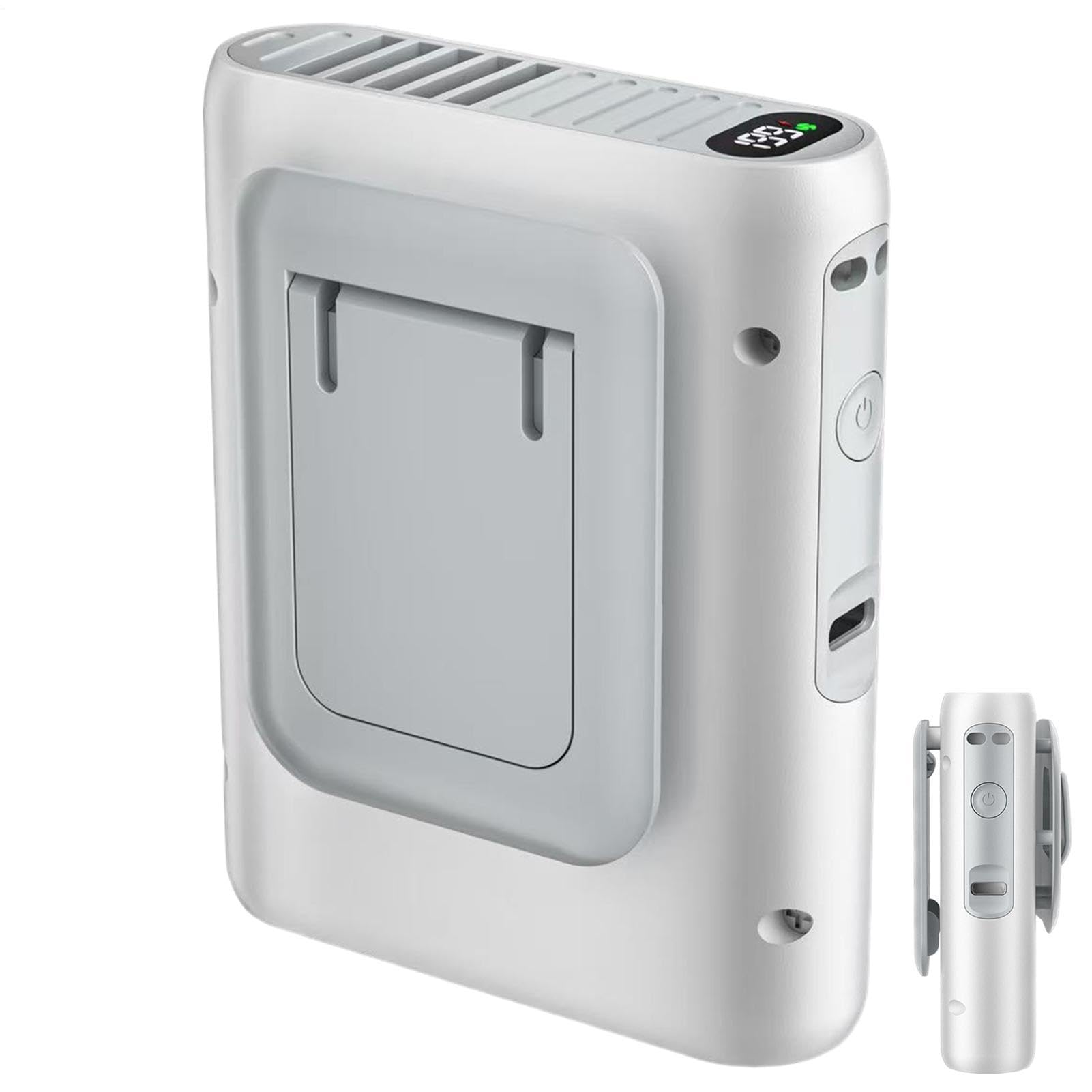 Ventilador De Cintura Con Clip | Portátil Y Vestible Mini Potente Enfriador Personal,Ventilador De Camisa Usable Y Portátil,Para Interior Exterior Hogar Casa Oficina Coche Trabajo Viaje Pesca Ciclismo