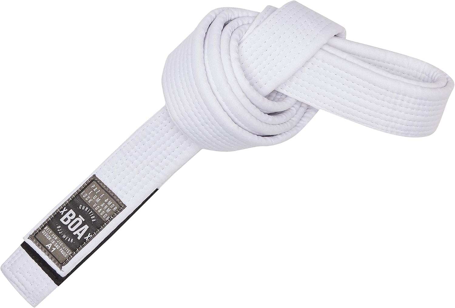 Ceinture de Brazilian Jiu Jitsu BJJ pour Adultes, Ceinture en Coton Premium Durable pour Uniforme BJJ, Multicolore, Tailles A0, A1, A2, A3, A4, 1 an, 2 an, 4 an