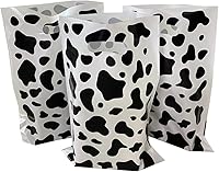 Vista 4 de 30 bolsas de golosinas con estampado de vaca, bolsas de golosinas, bolsas de regalos de fiesta, bolsas de regalo con temática de animales