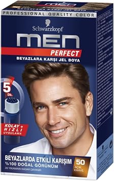 Schwarzkopf Men Perfect Sa  Boyas , 50 A k Kahve