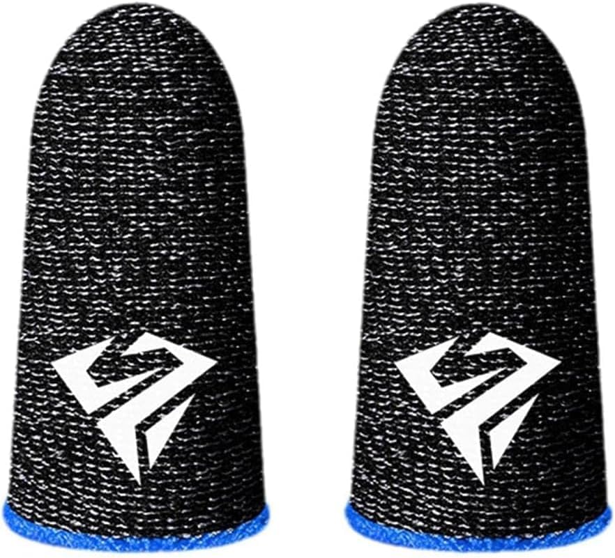 Fingerabdeckung, Game-Controller, schweißfest, kratzfest, empfindlicher Bildschirm, Gaming-Artefakt, Daumen-Handschuhe, Fingerspiel-Hülle, Gaming-Zubehör, 1 Paar