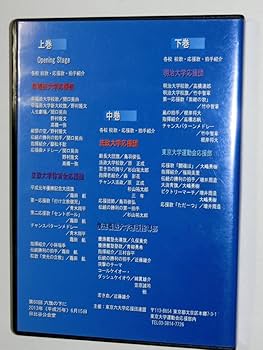 六旗の下に DVD 六旗の下に 第五十五回 平成20年 東京六大学