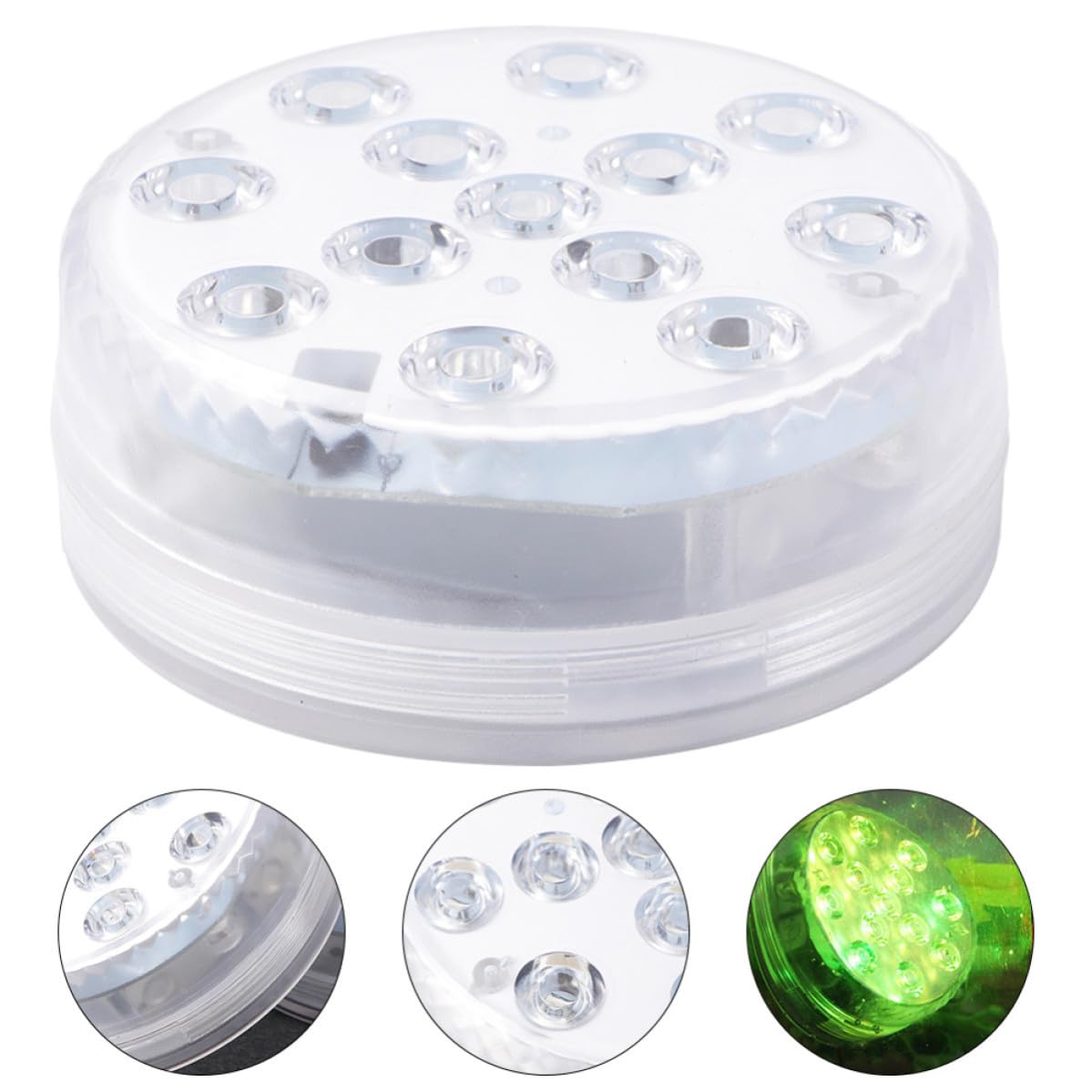 Luz LED sumergible para piscinas de plástico con control remoto BESTOYARD