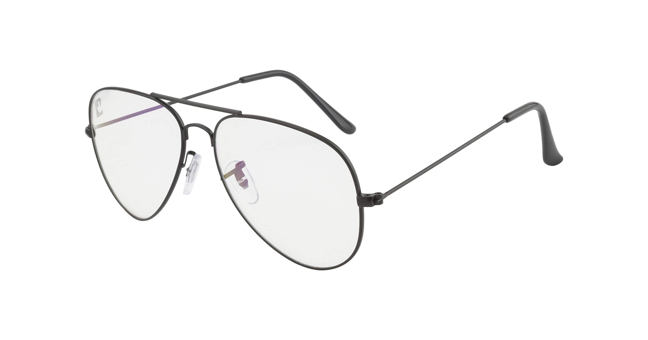 clark n palmerUV Protected Aviator Unisex Sunglasses - (CNP-SB-763|58|Clear ARC Lens)