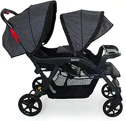 Carrinho para Gemeos Doppio II Grafite - Galzerano 1475