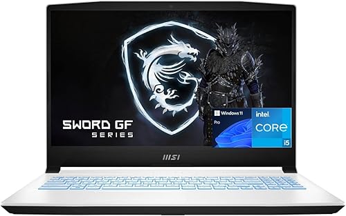 MSI Sword 15 - Laptop para juegos, 15.6 pulgadas FHD IPS 144 Hz, Intel 8-Core i5-12450H, RTX 3050, 16 GB DDR4, 1 TB PCIe SSD, Cooler Boost 5,