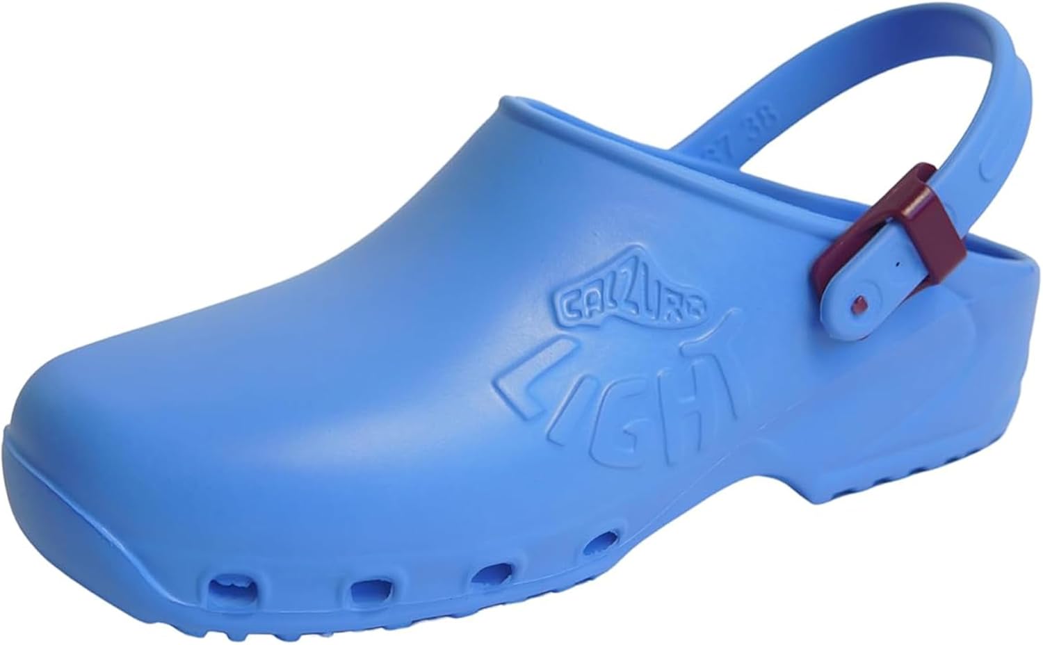 CALZURO Lights Clogs - Italian Made Lightweight Work Shoes for Professionals - EVA Non Slip Clogs for Kitchen, Hospital, Garden, Restaurant - Machine Washable Side Ventilation - Men & Women