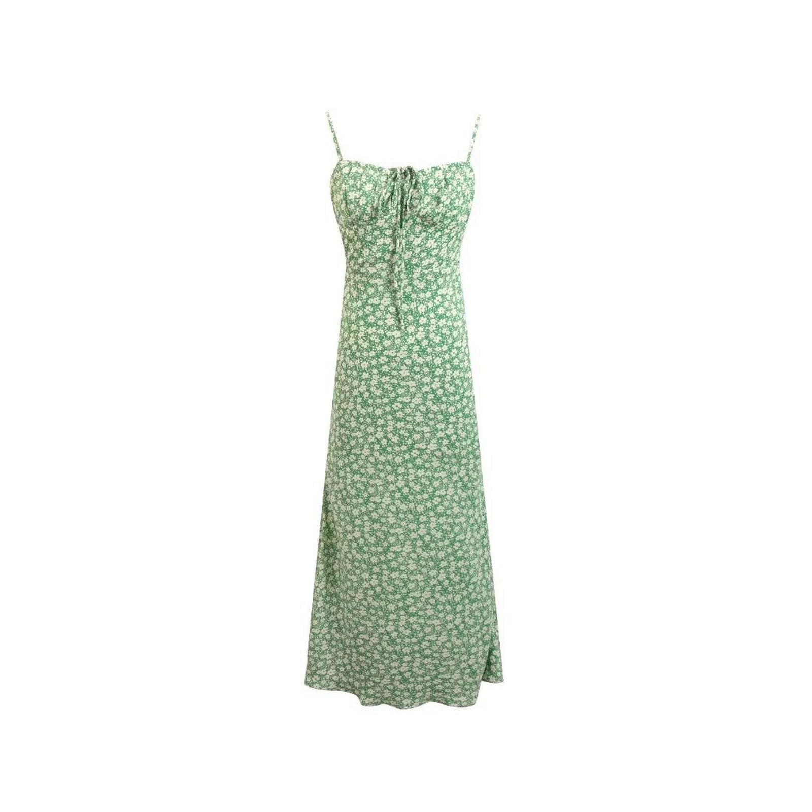 Robe à bretelles imprimée : exprimez votre douceur avec ce style européen raffiné