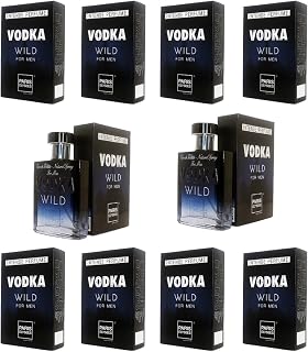 Kit com 10 perfumes Vodka Wild 100ml Atacado Revenda Paris Elysees