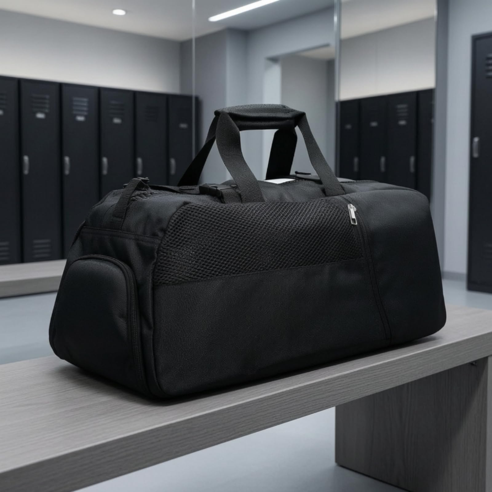 rockible Borsa Sportiva Contenitore Portaoggetti Borsone Zaino Borsa da Viaggio Borsa Palestra Versatile Convertibile Manico Superiore Spallacci Regolabili