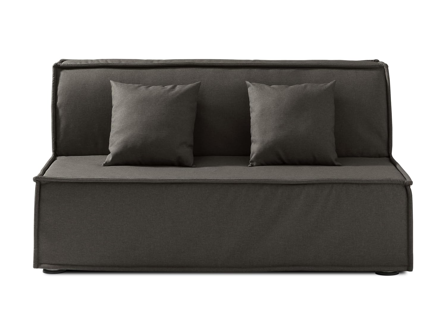 Canapé-lit 3 Places Convertible En Lit Double 160x190 Cm - Matelas Orthopédique 10 Cm - Housse Déhoussable Bleu