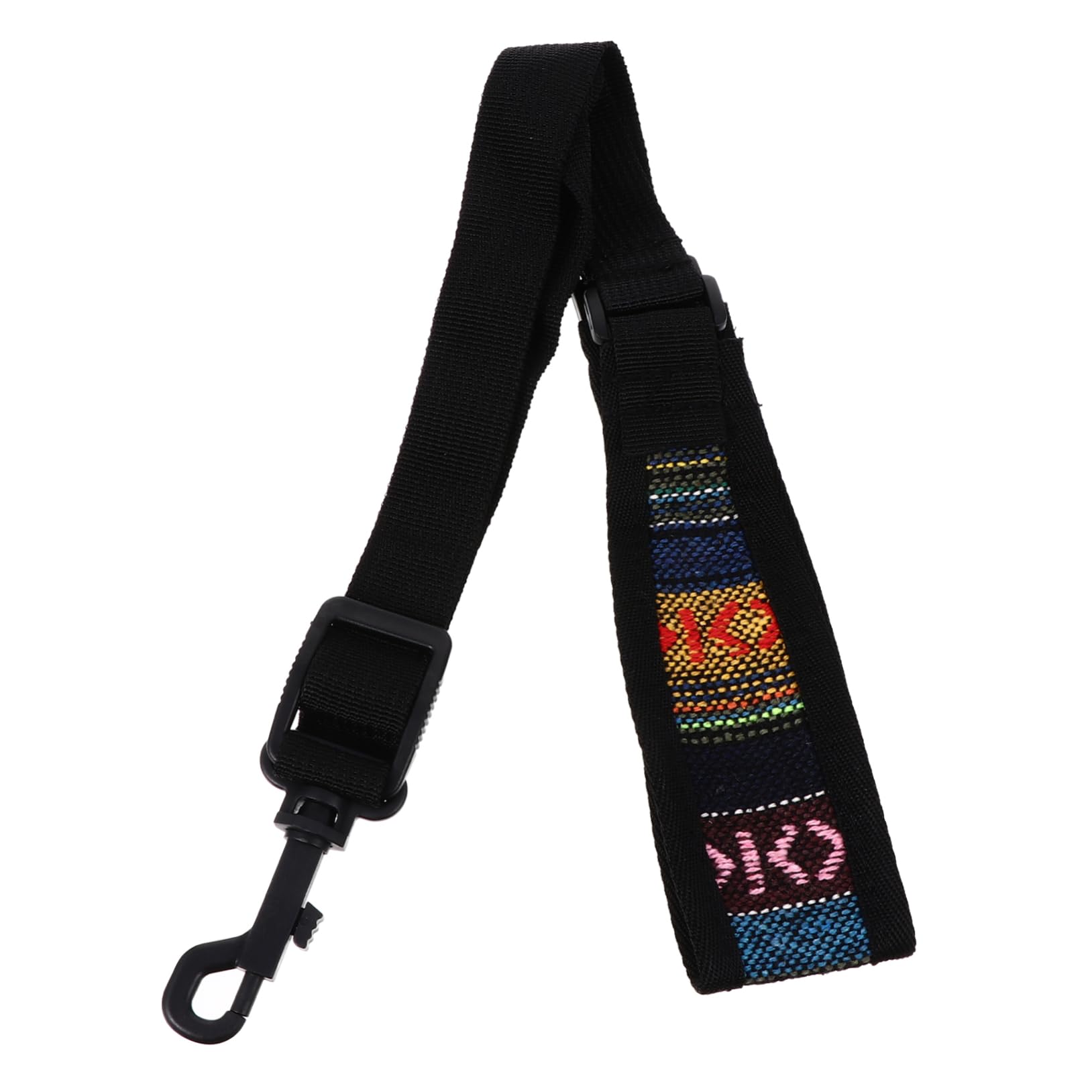 HANABASS 1pc Saxophone Strap Folk Style Neck Harness Belt for Alto Tenor Soprano Instruments Durable and Comfortable Design Relieves Neck Pressure Premium Quality Cloth Material