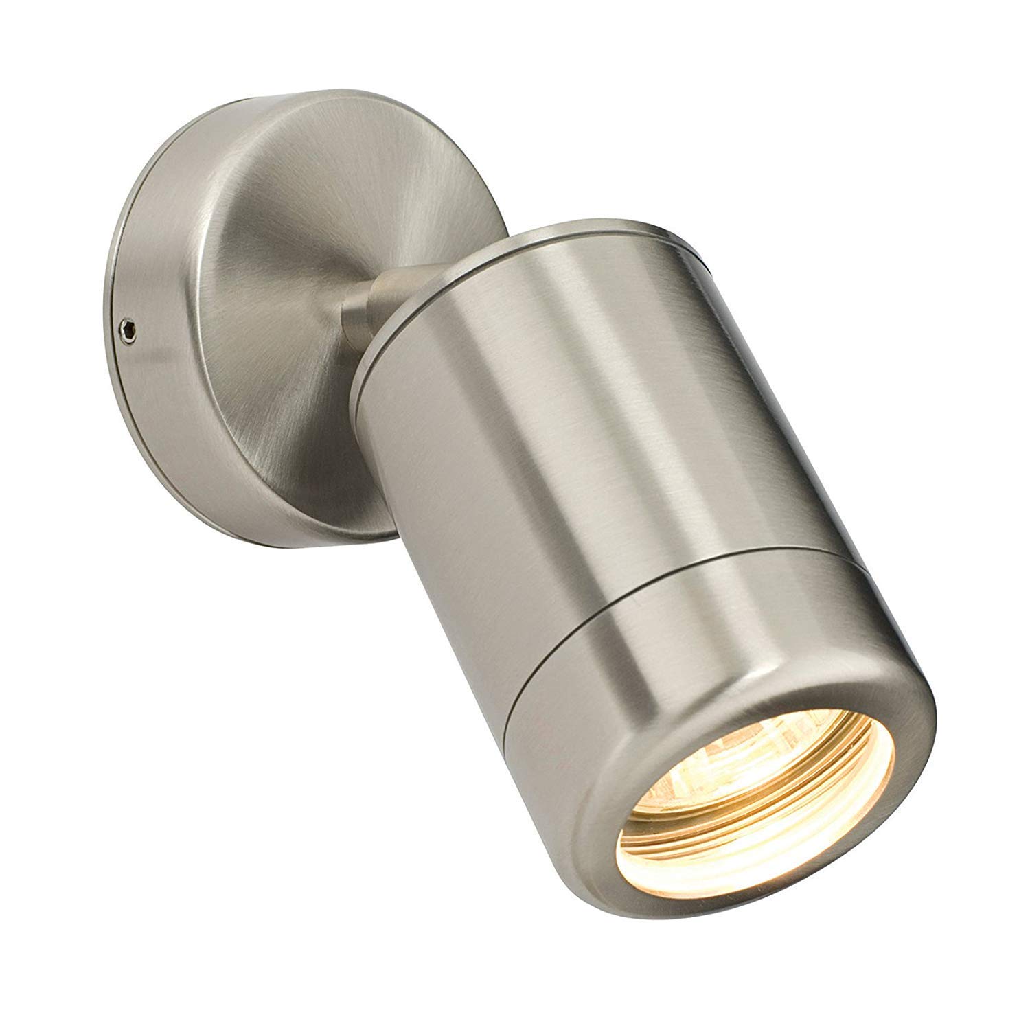 Outdoor 1 Light Wall Spot Adjustable LED IP65 Marine Grade Stainless Steel