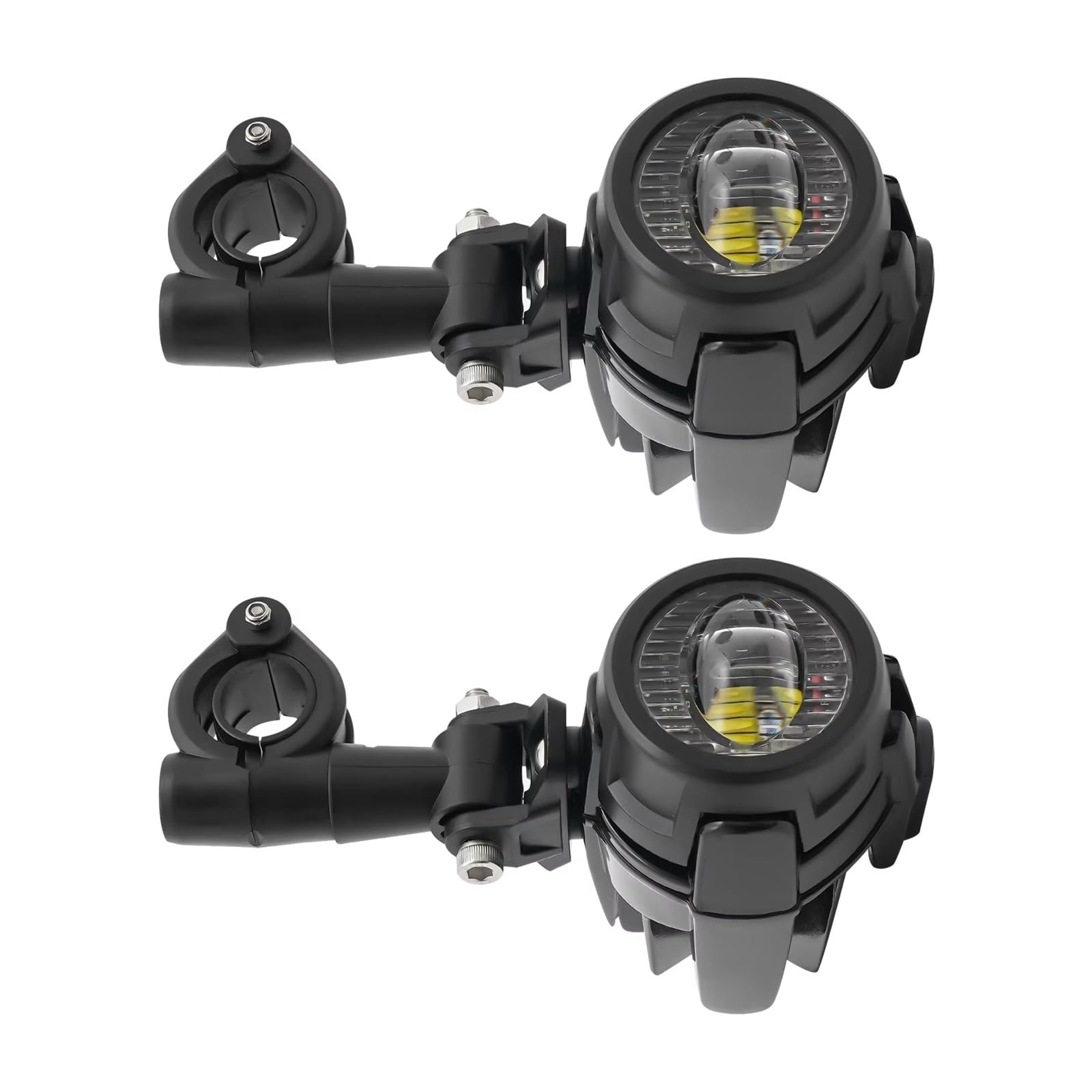 Phare Avant Moto Phares Additionnels Universels pour BMW R1200GS Et F800GS Feux Position Et Antibrouillards À LED Moto 2 Feux LED Phares Avant