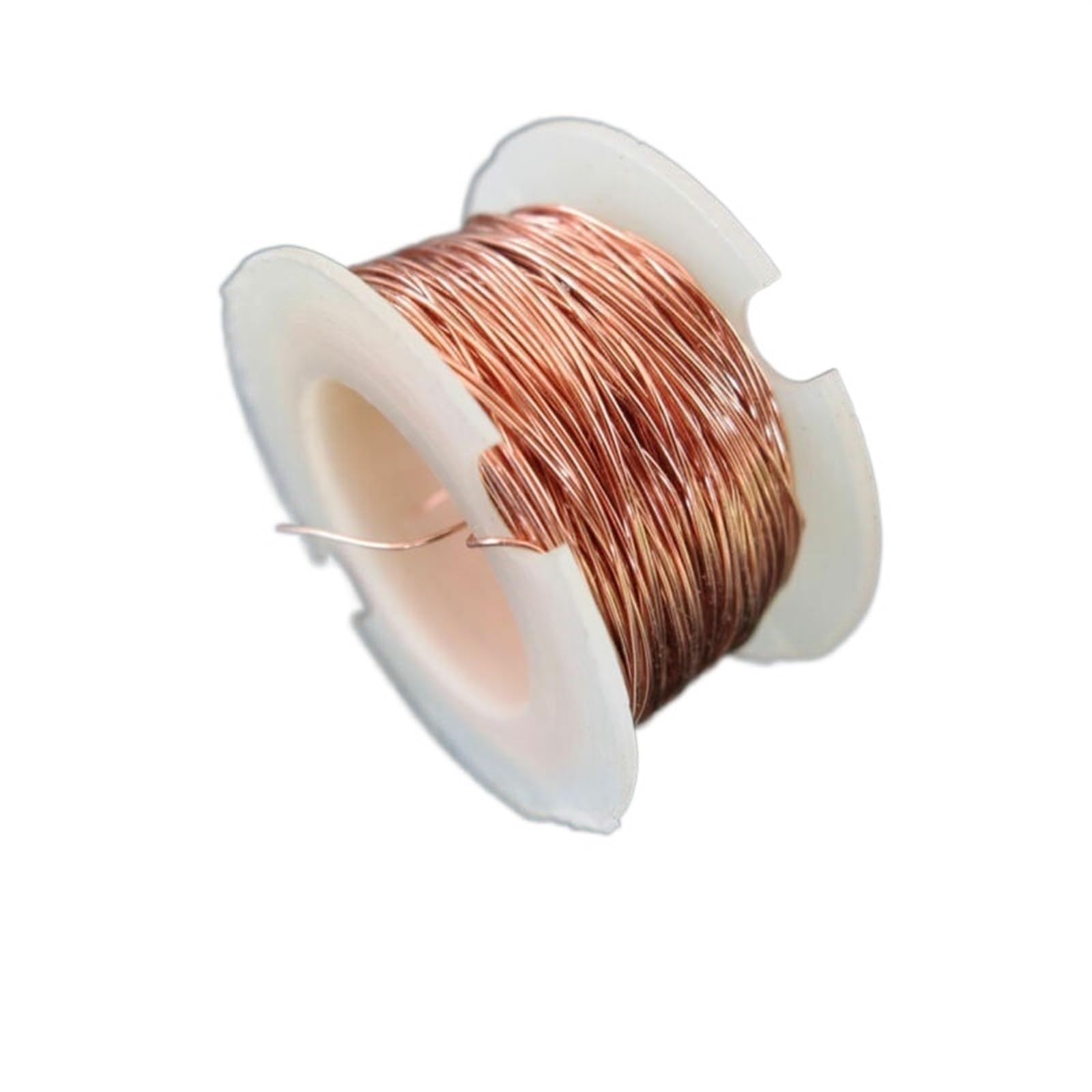 Cable Flexible Enameled Copper Winding Wire Coil, Dia 0.1mm -0.9mm Cable, Copper Wire Magnet Wire, Copper Wire Length10-100m Extension Connector(Size:0.2mm 10m)