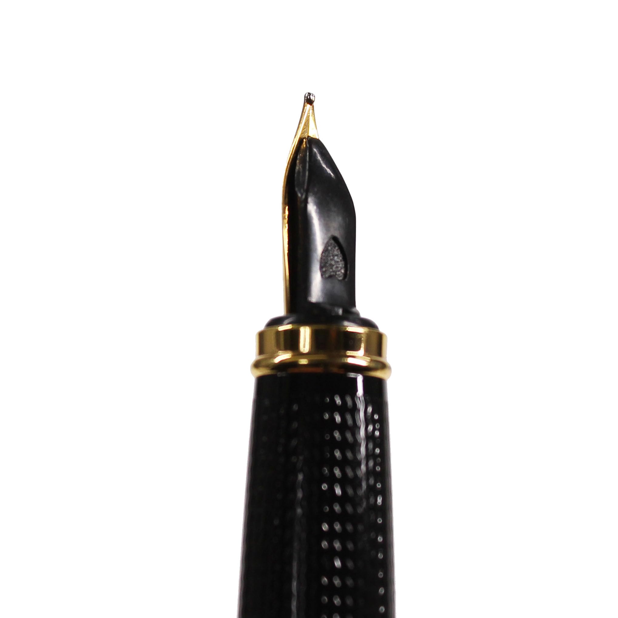 (新品未使用) Burberry 万年筆　ペン先 F 細字インク2本付　就職祝い PENFORT 「Facet」 万年筆／クリアレッド−F（細字） | Facet