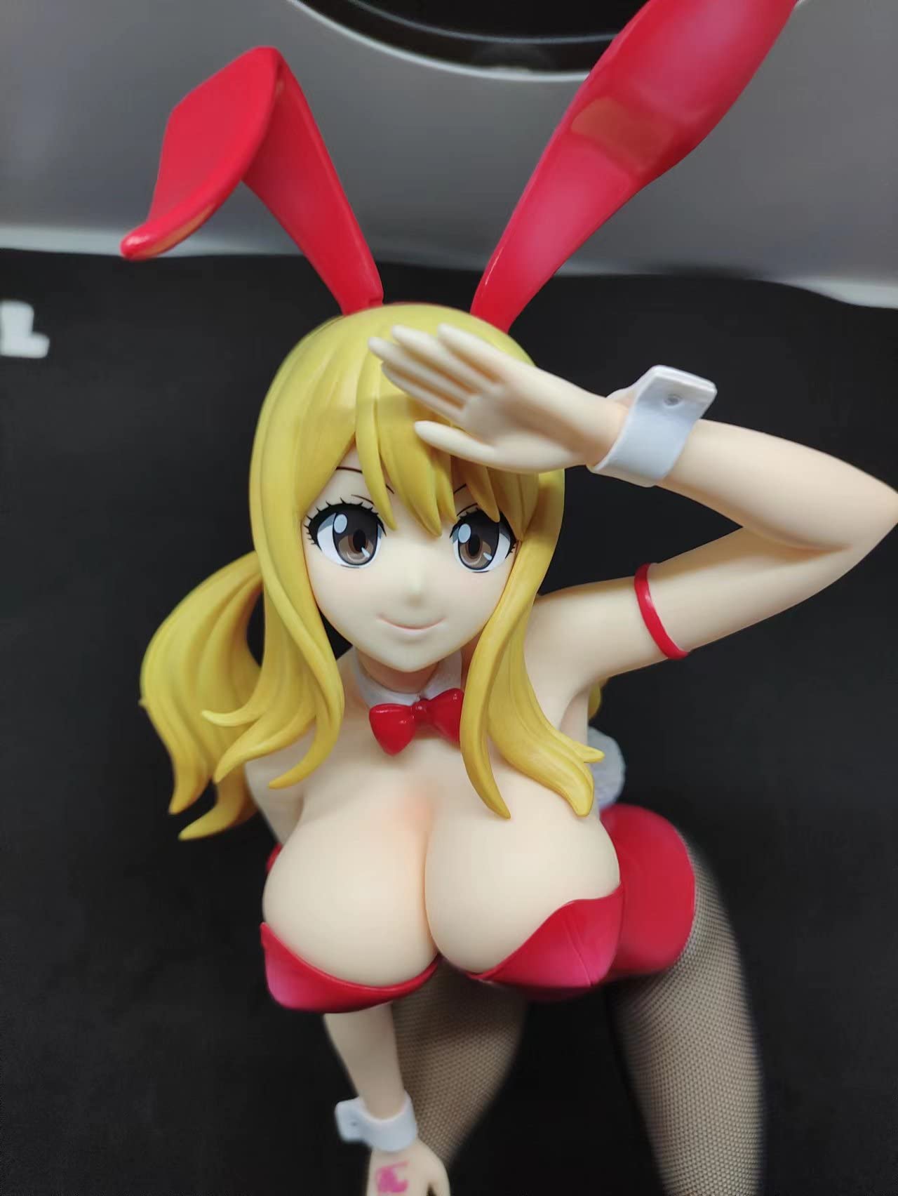 Zatanend Anime Figure 1/4 Lucy Heartfilia-Bunny Gril Ver. Action Figure Models Desktop Decoration Home Gift
