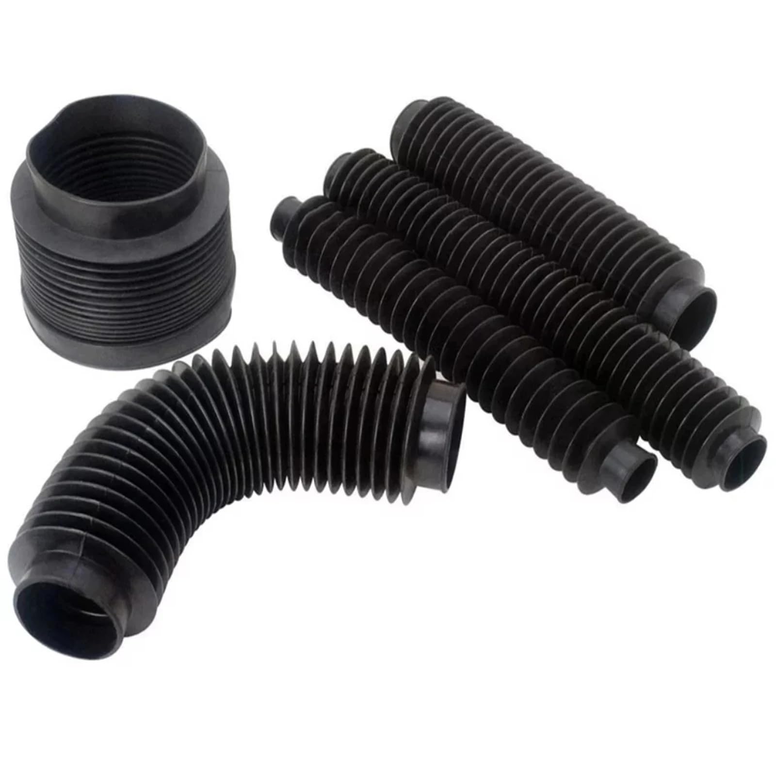 Gabelbälge 1 STK Flexibler geformter Balg aus Gummi, gewellte Hülse, ölbeständiges Nitrilgummi, Staubschutzrohre und Schläuche für Heimwerker(60MM)