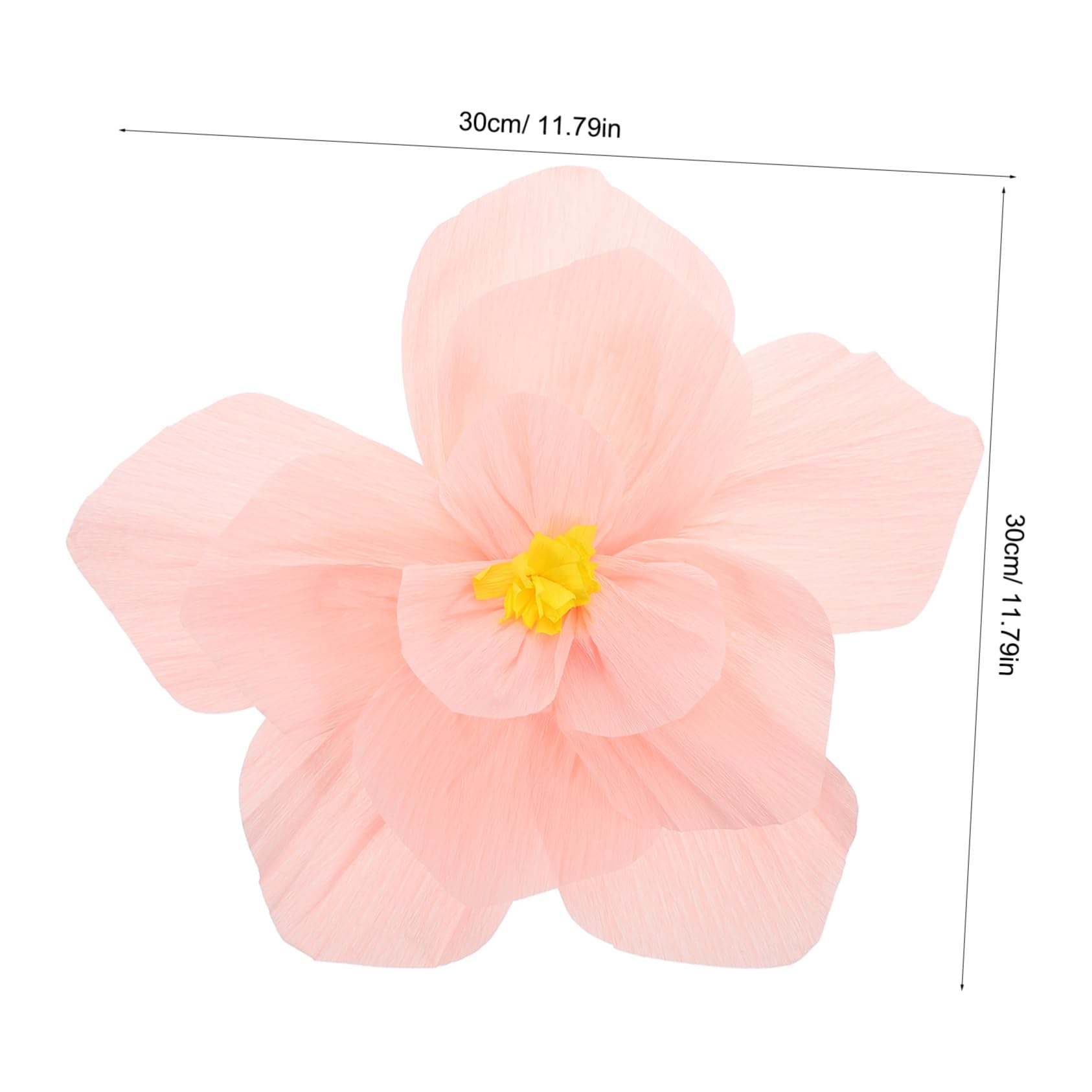 FUNOMOCYA Intricate Crepe Paper Floral Decorations for Rv Wall Party Classroom Adhesive Backdrop