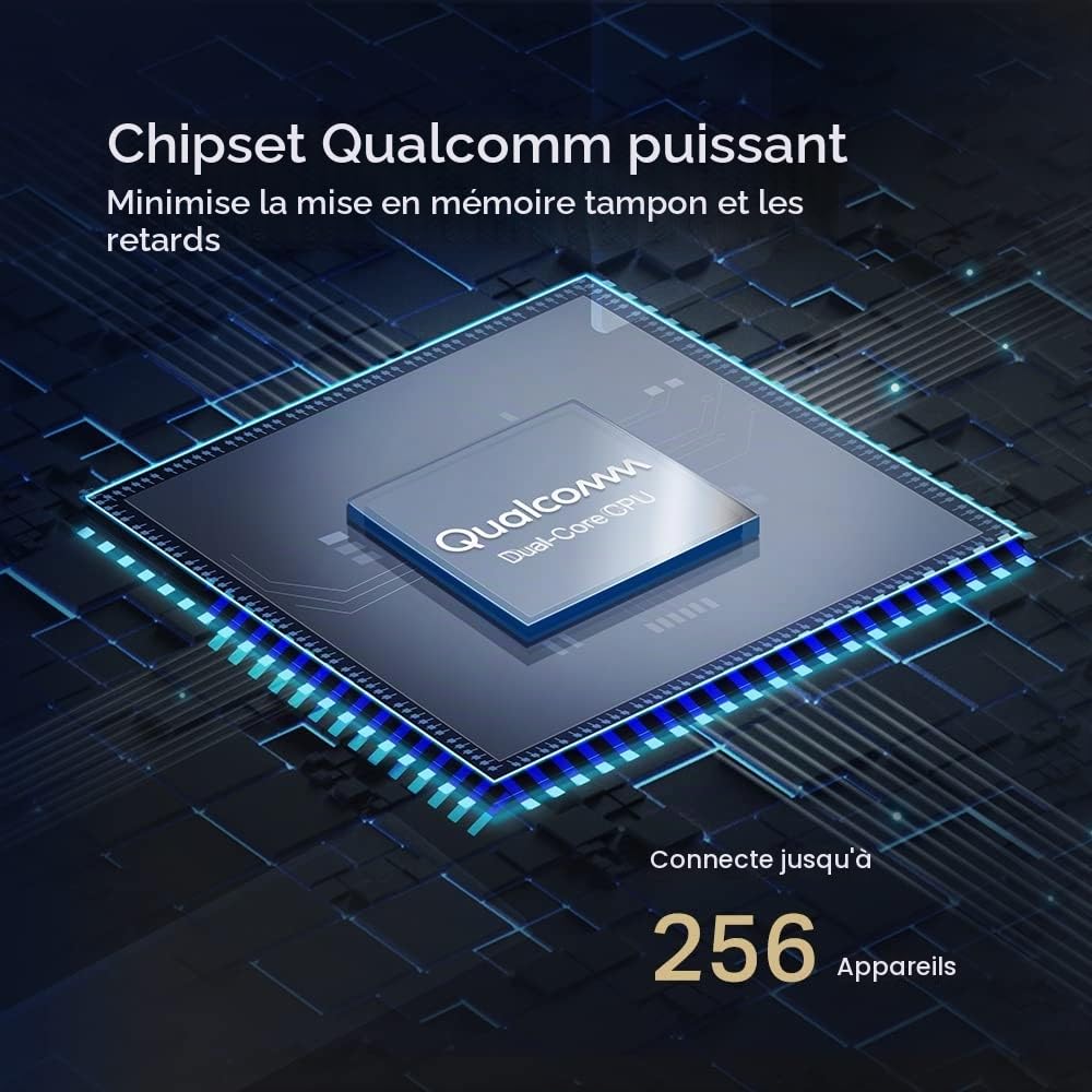 Mercusys Routeur WiFi 6 3000Mbps, Routeur WiFi Bi-Bande, 4 Ports RJ45 Gigabit, 4 antennes 5dBi, MU-MIMO, WPA3, Connexion Intelligente, Contrôle Parental, Technologie BSS Coloring, MR80X