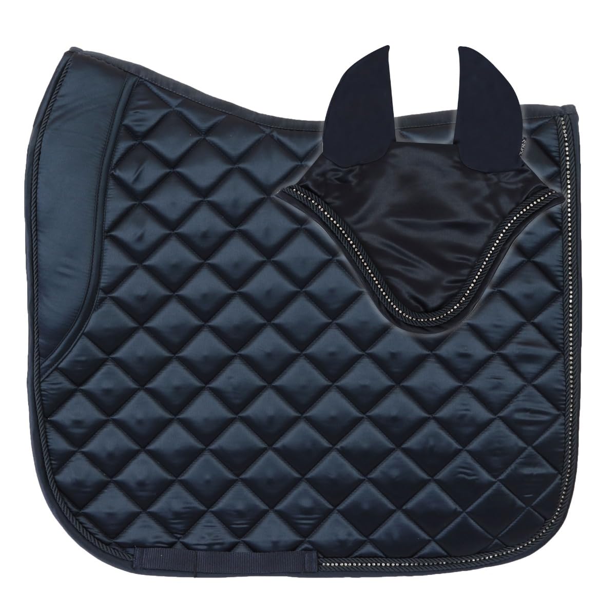 Horses Set Sottosella e Cuffietta Brilliant, Stile e Comfort per Il Tuo Cavallo da Tosoni Selleria