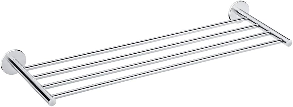 Bath+ by Cosmic Duo Round Toallero Estante Cromo, Gamuza, 61 ...