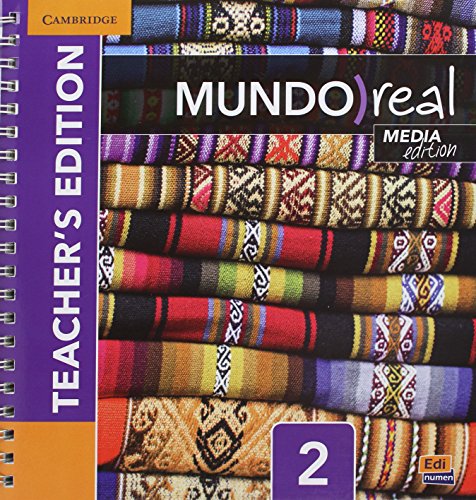 Mundo Real Media Edition Level 2 Teacher's Edition plus ELEteca Access and Digital Master Guide (MURL Mundo Real) (Spanish Edition)