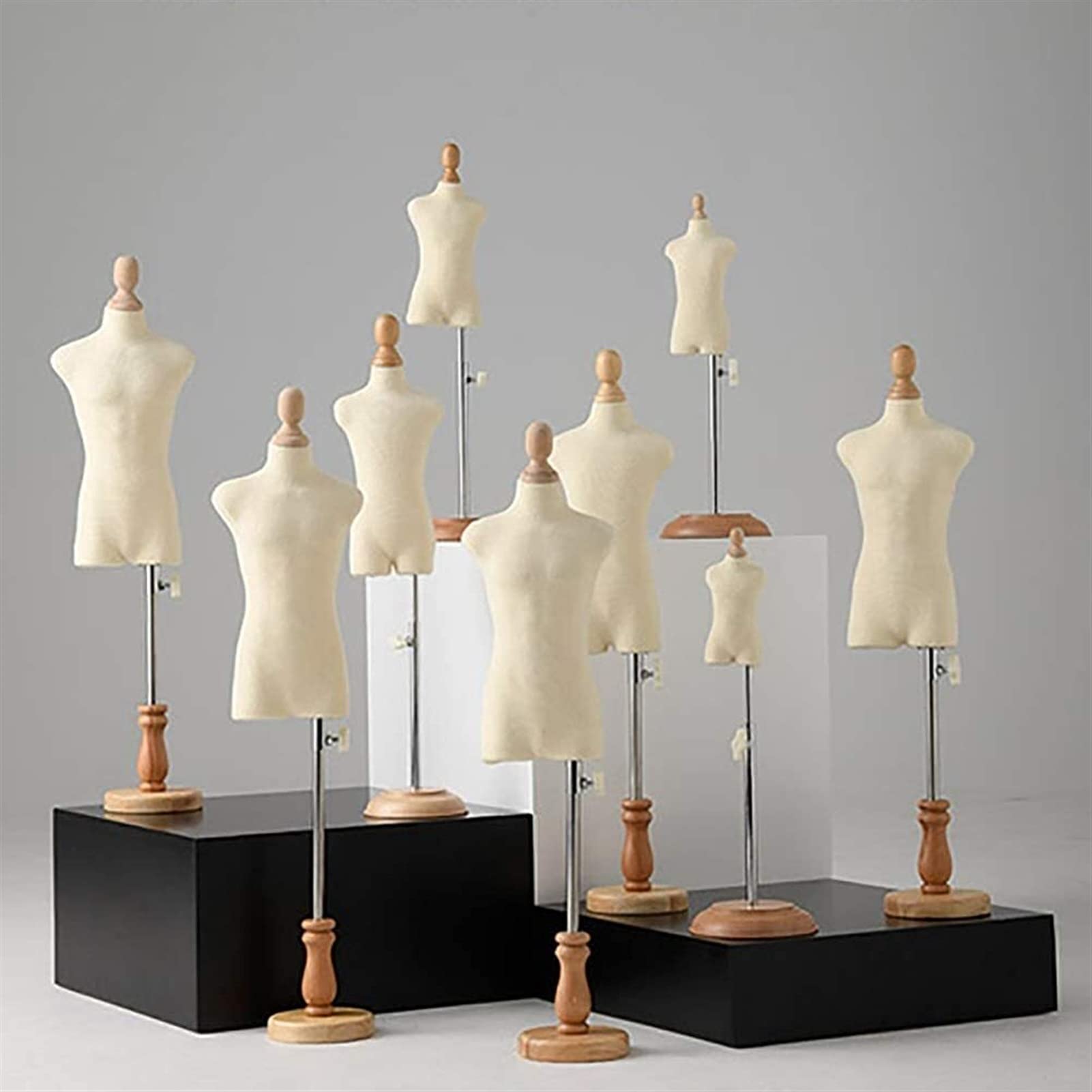 HJMMWT Schaufensterpuppe weibliche Schanninschneider Kleidungsform Schaufensterpuppen Schneider Dummy Kleiner Schneider Dummy, Puppenkleid Form Display Schaufensterpuppen Schneider Manikins