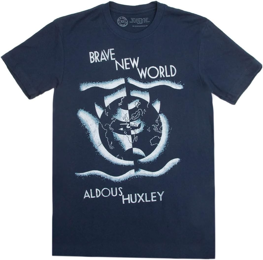 Out of Print Brave New World by Aldous Huxley Adult Unisex T-Shirt for Book Lovers