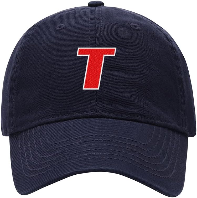 Baseball Cap Men Handsome Letter T Embroidered Washed Cotton Dad Hat Baseball Caps